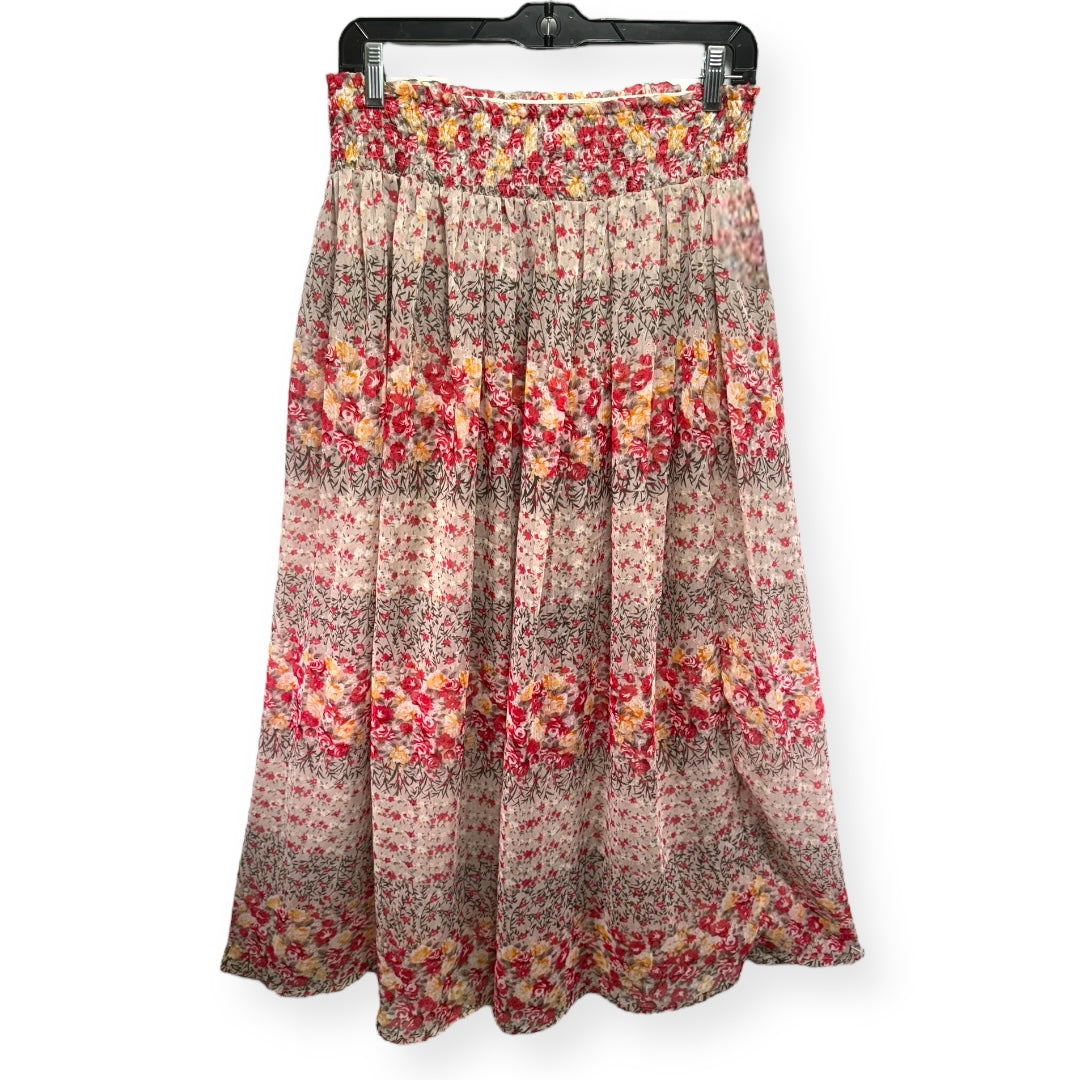 Floral Print Skirt Maxi Miami, Size M