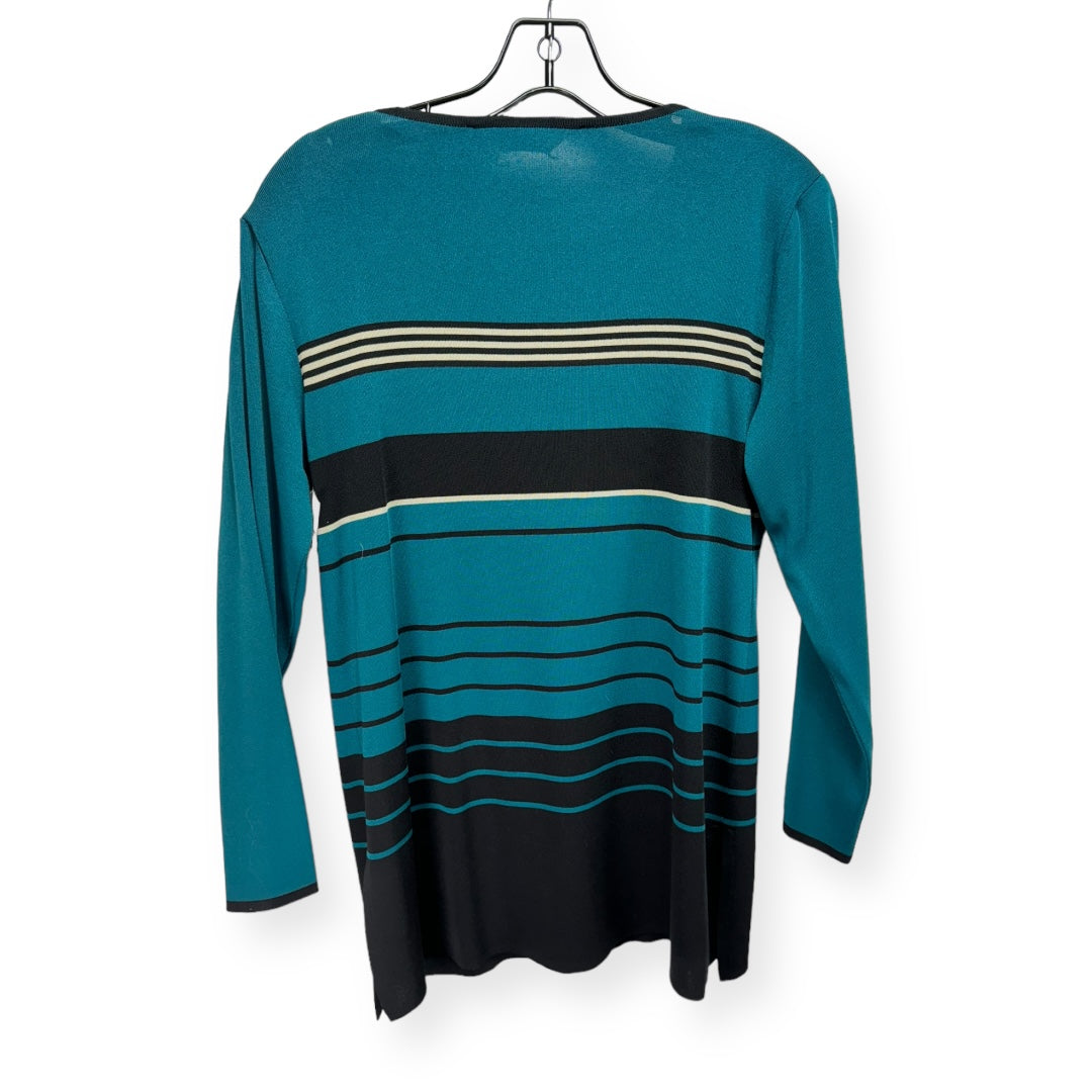 Teal Tunic Long Sleeve Misook, Size M