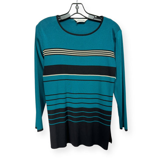 Teal Tunic Long Sleeve Misook, Size M