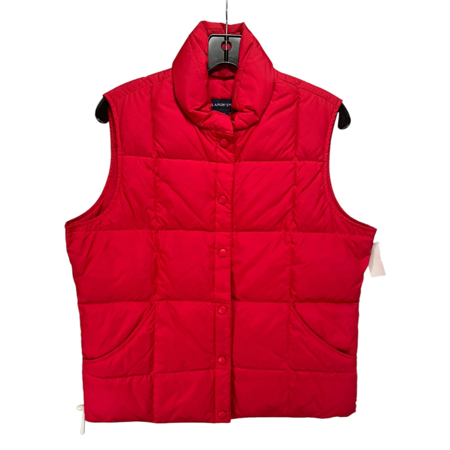 Vest Puffer & Quilted By Lands End In Red, Size: M