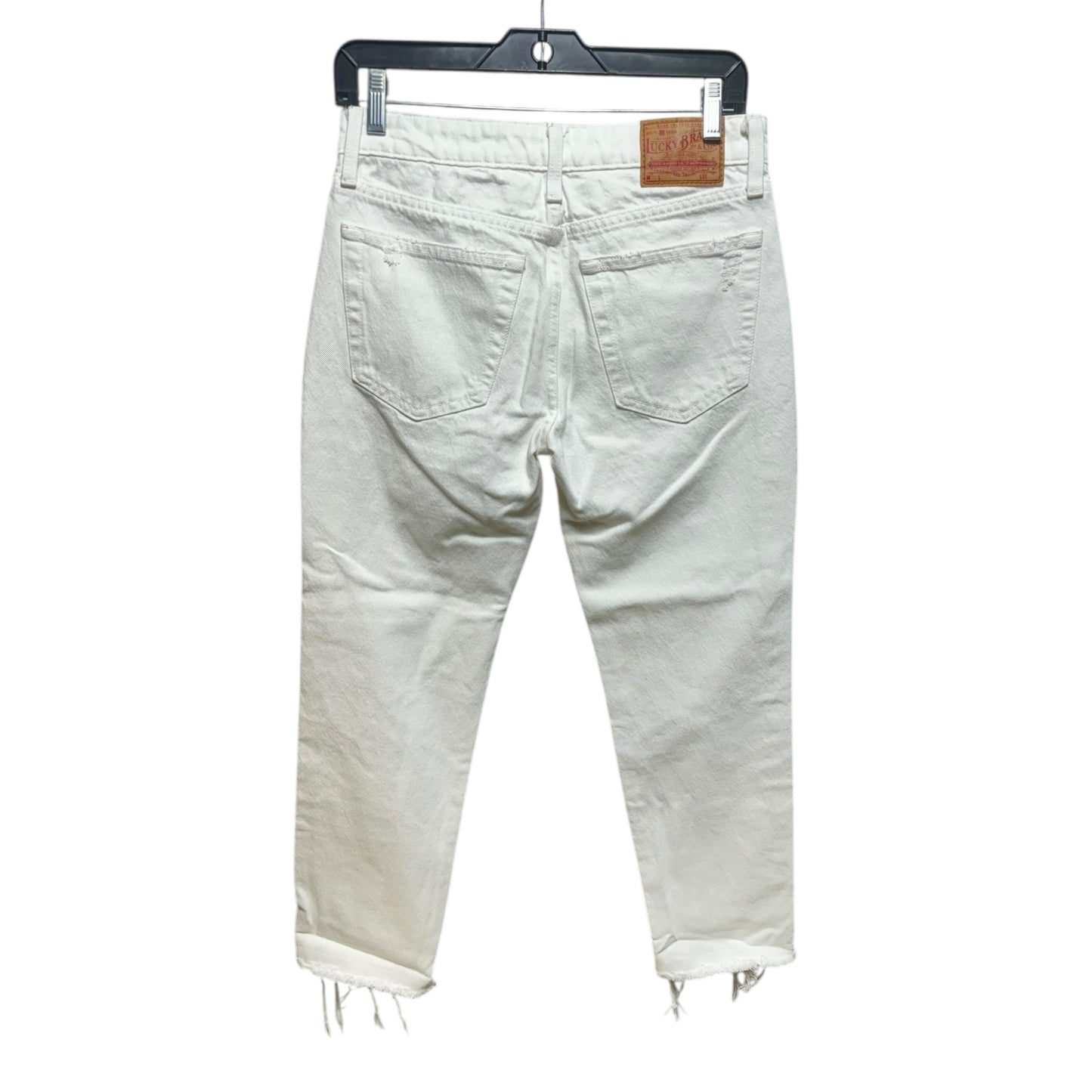 Jeans Cropped By Lucky Brand In White, Size: 2