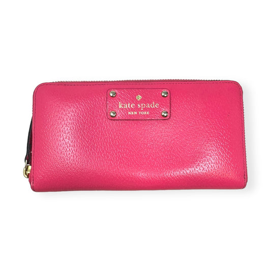 Neda Wellesley Zip Around Wallet Designer By Kate Spade, Size: Large