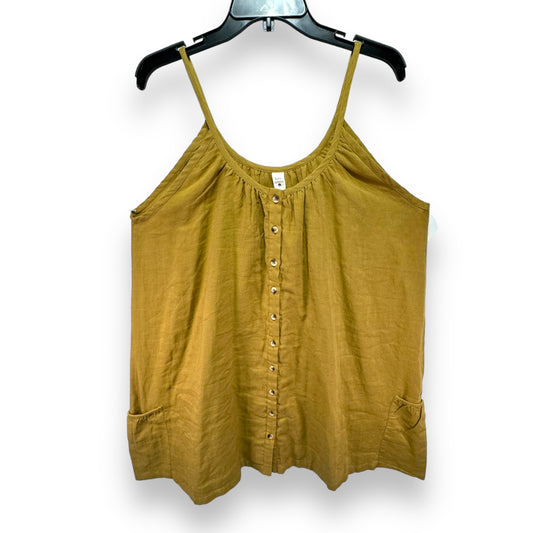 Top Sleeveless By Kate Quinn In Green, Size: Xl