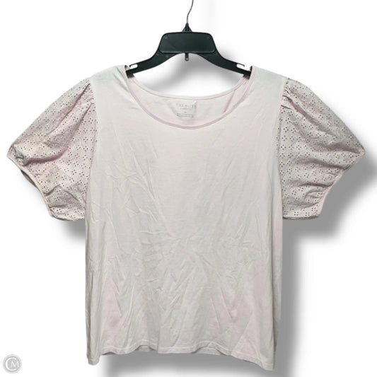 Top Short Sleeve By Talbots In Pink, Size: 2x