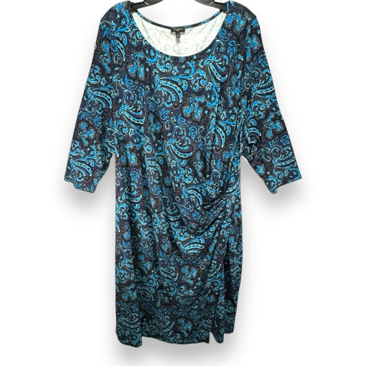 Dress Casual Midi By Talbots In Paisley Print, Size: 2x