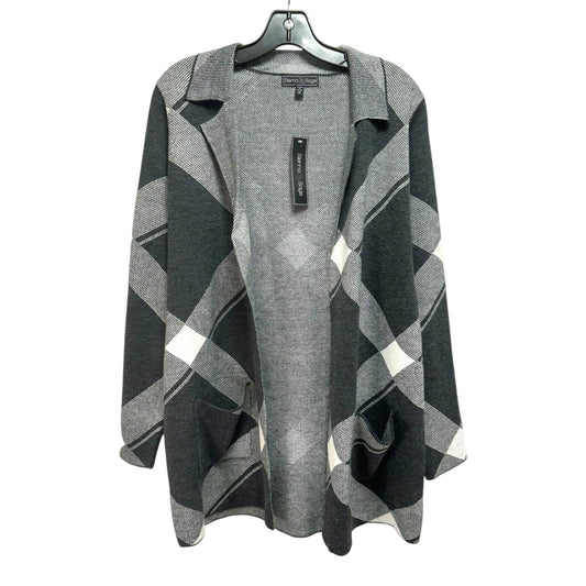 Sweater Cardigan By Sienna Sage In Grey, Size: M