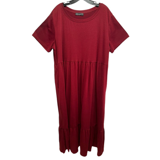 Dress Casual Maxi By Clothes Mentor In Red, Size: 26