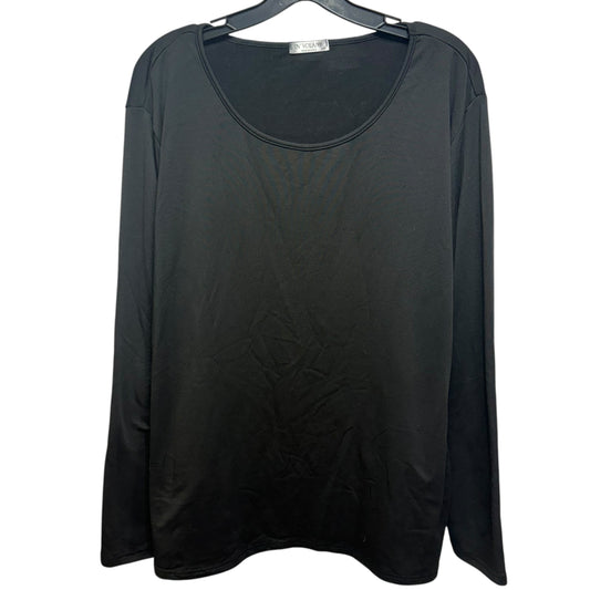 Top Long Sleeve By involand In Black, Size: 26