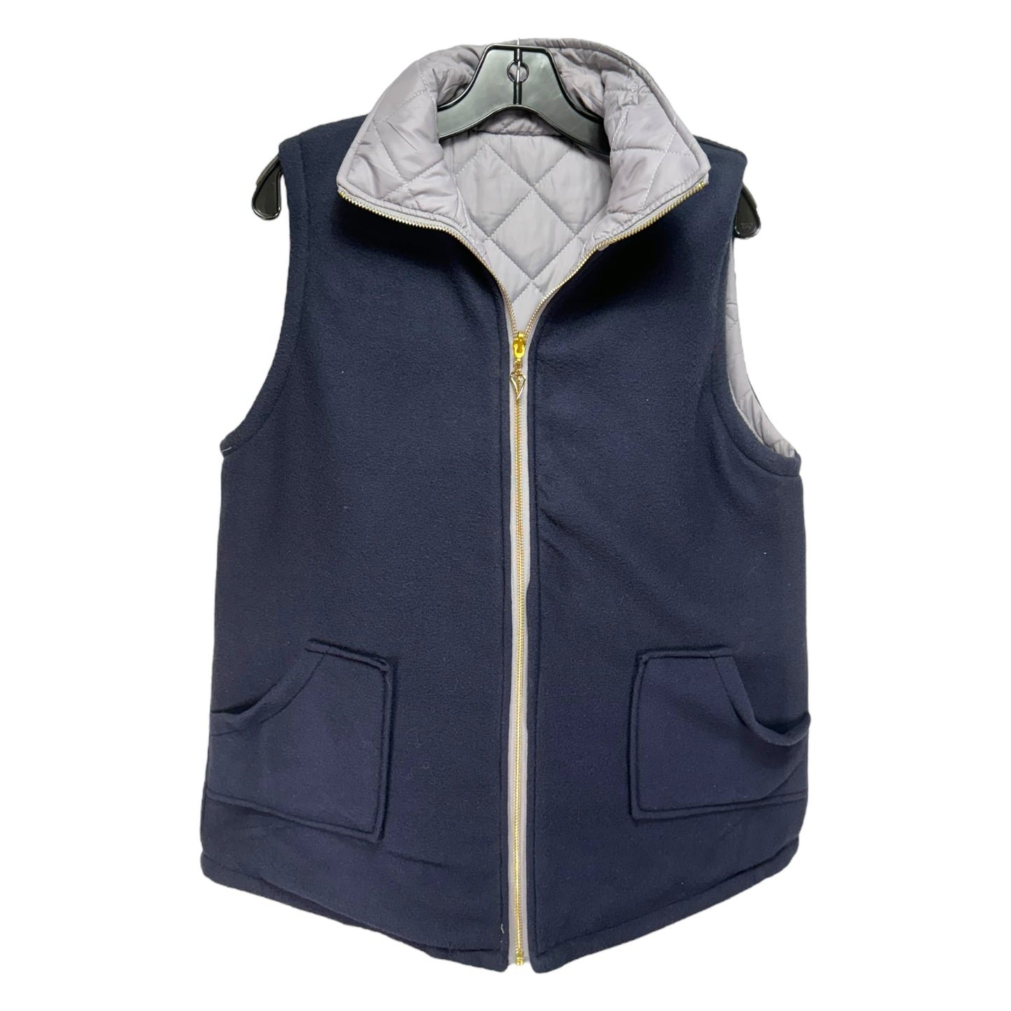 Reversible Vest Puffer & Quilted Unbranded In Grey, Size: 2x