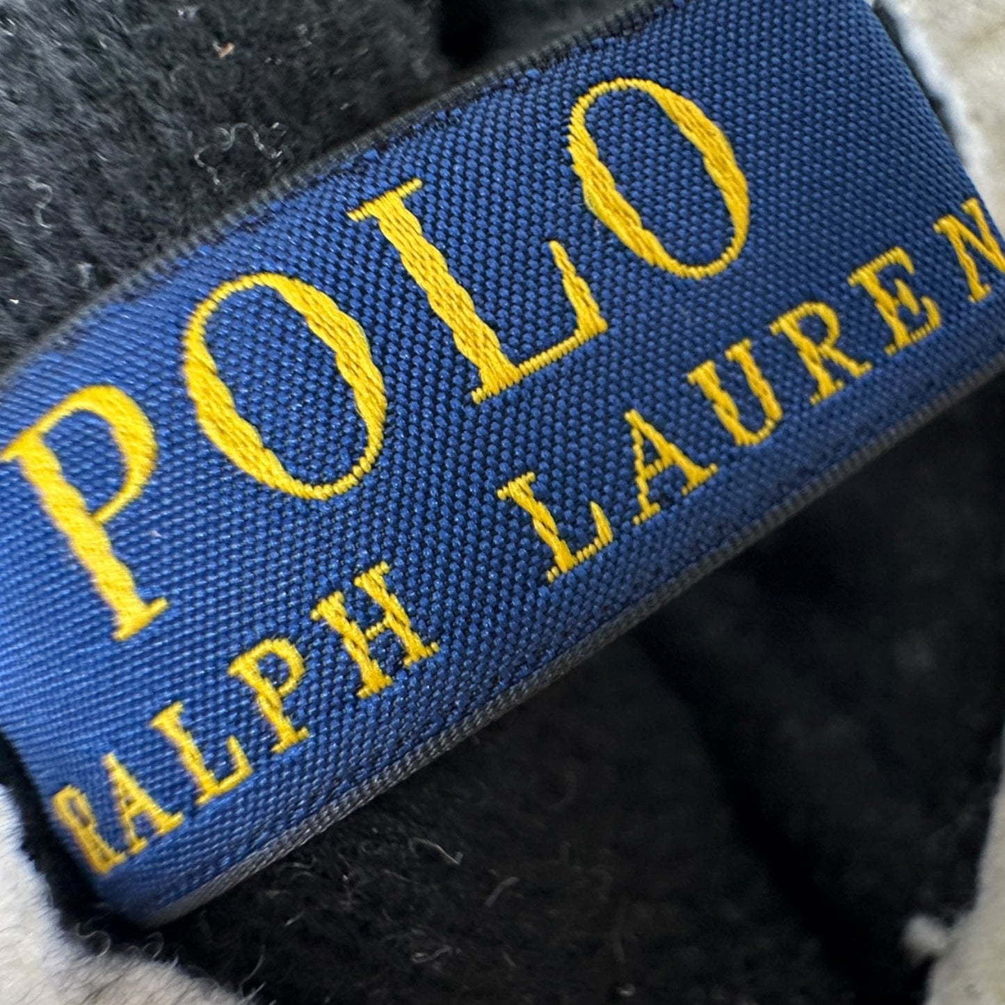 Snow Day Scarf Winter By Polo Ralph Lauren In Black & Red