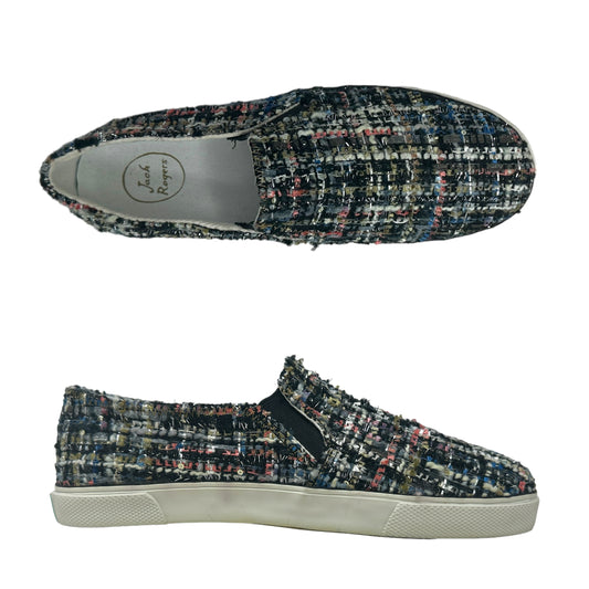 Anna Tweed Slip On Sneakers By Jack Rogers In Multi-colored, Size: 9