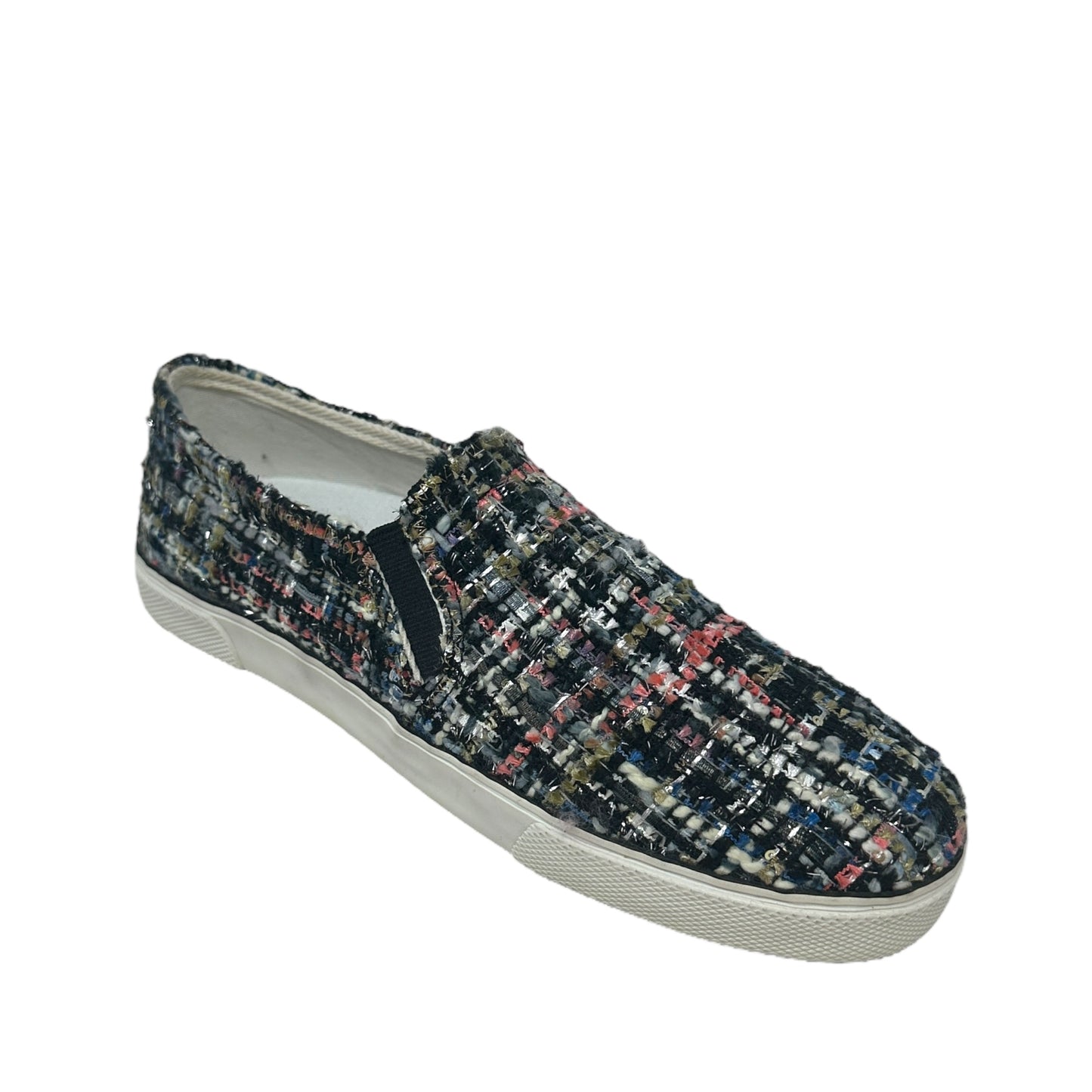 Anna Tweed Slip On Sneakers By Jack Rogers In Multi-colored, Size: 9