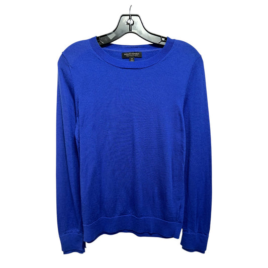 Merino Wool Sweater By Banana Republic In Blue, Size: M