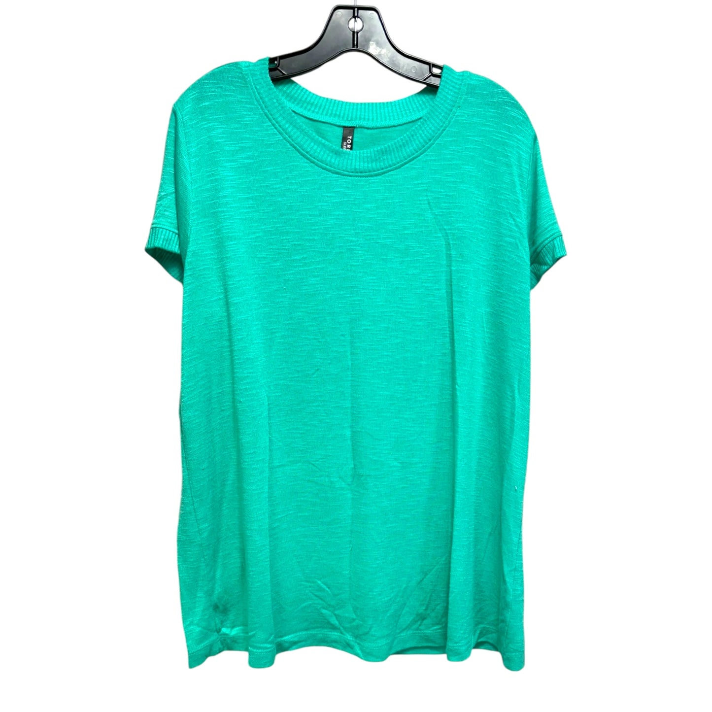 Top Short Sleeve By Torrid In Green, Size: L