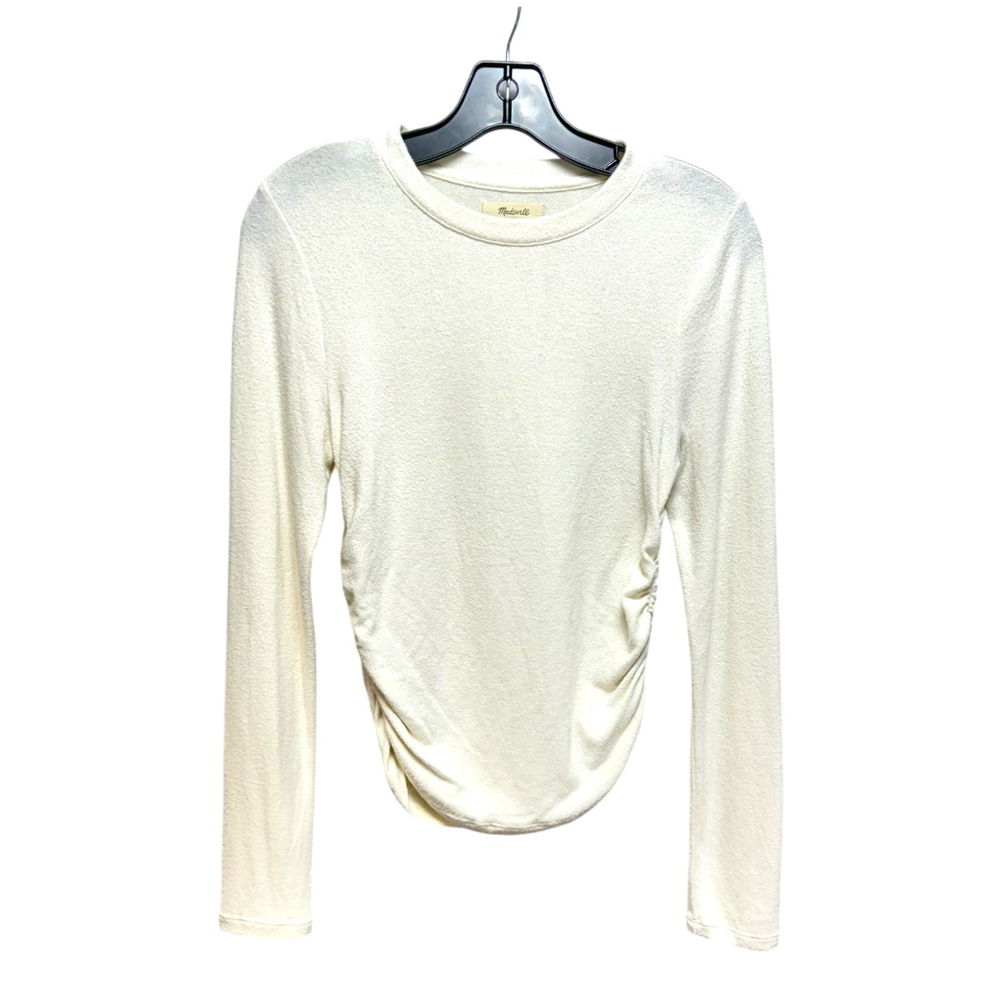 Top Long Sleeve Basic By Madewell In Cream, Size: M