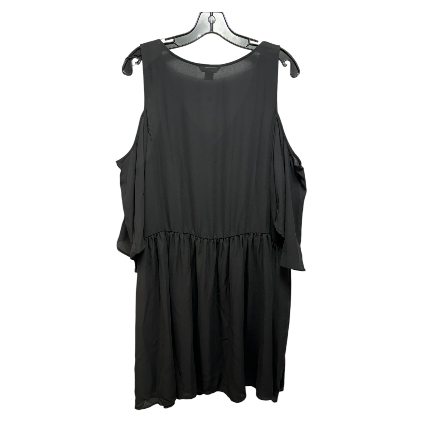 Cold Shoulder Mini Dress By Monki In Black, Size: L