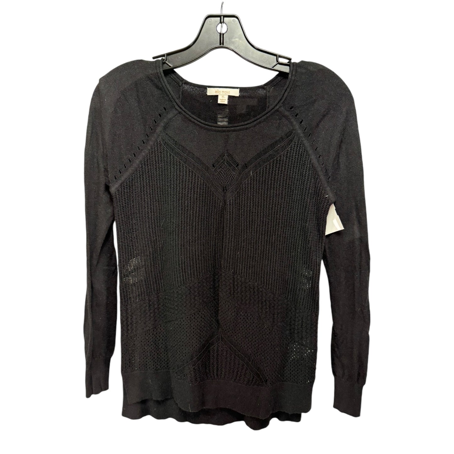 Sweater By Ella Moss In Black, Size: Xs