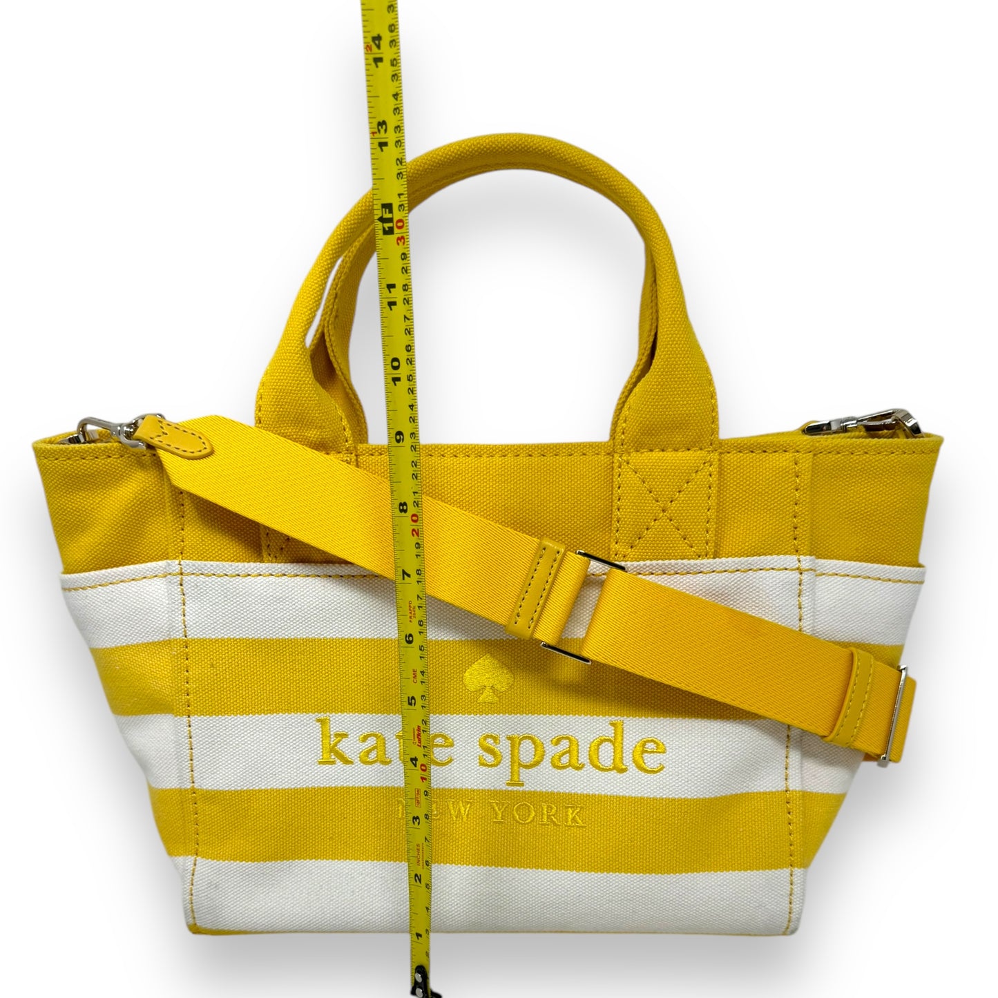 Jett Tote Designer By Kate Spade In Beach Time Stripe Morning Light, Size: Medium