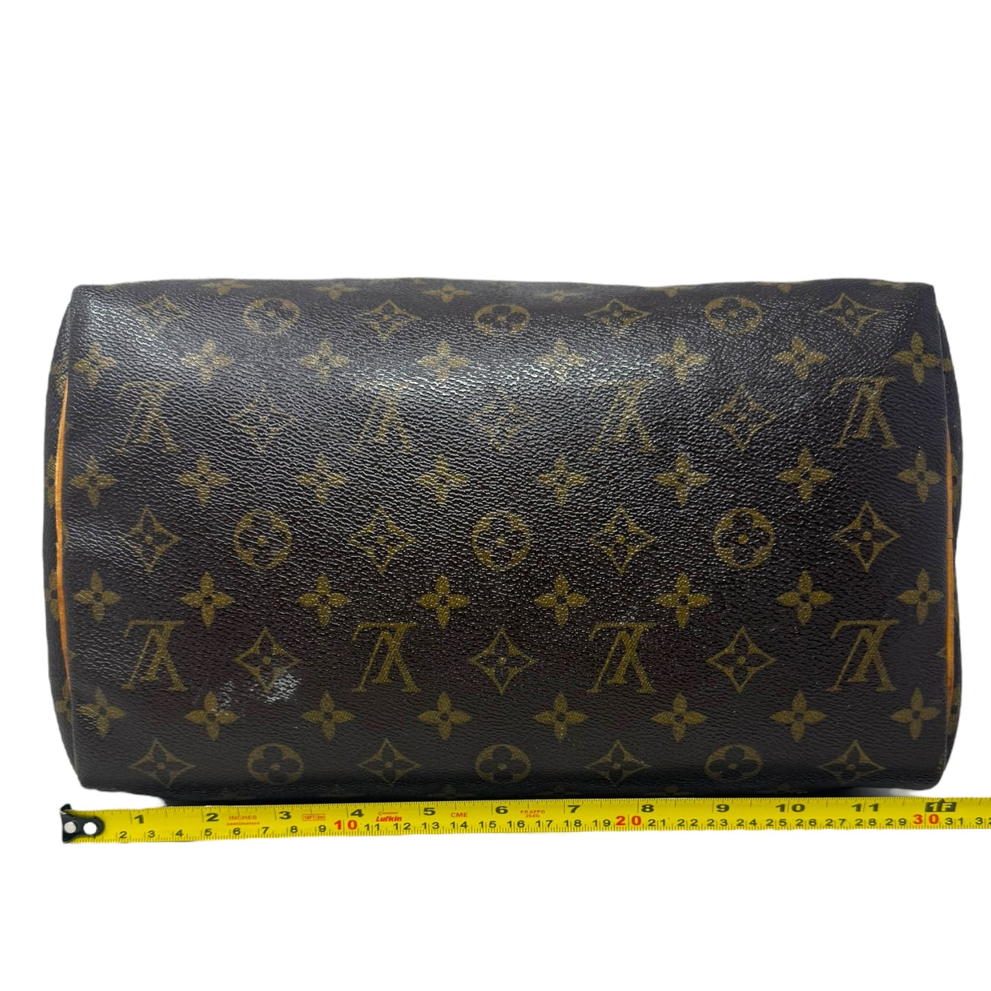 Speedy 30 Monogram Canvas Satchel Luxury Designer By Louis Vuitton, Size: Medium