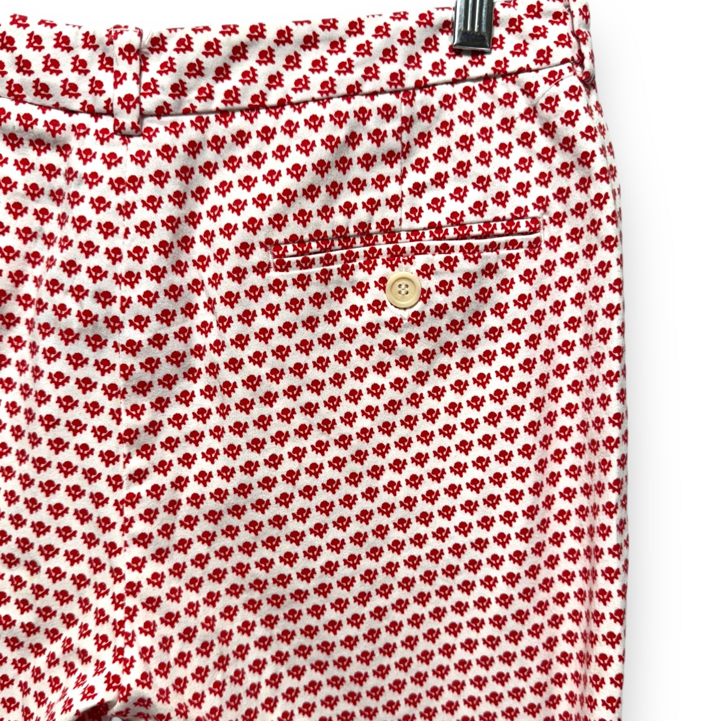 Pants Designer By Max Mara In Red & White, Size: 8