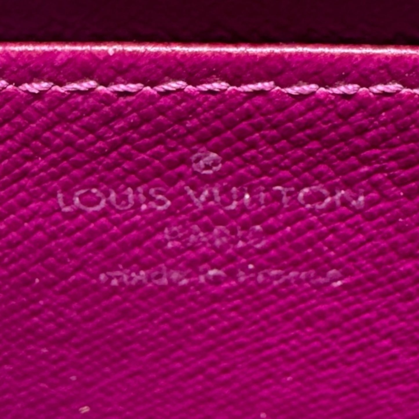 Astrid Wallet In Cassis Epi Leather Luxury Designer By Louis Vuitton, Size: Large