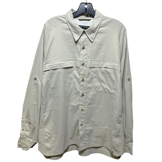 Top Long Sleeve By Royal Robbins In Cream, Size: L