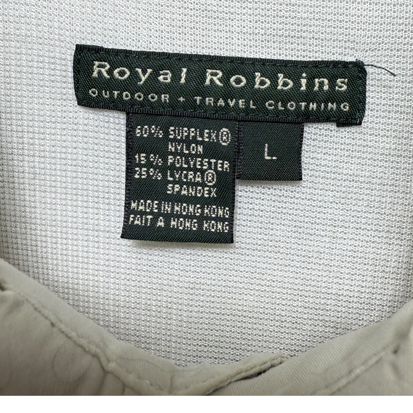 Top Long Sleeve By Royal Robbins In Cream, Size: L