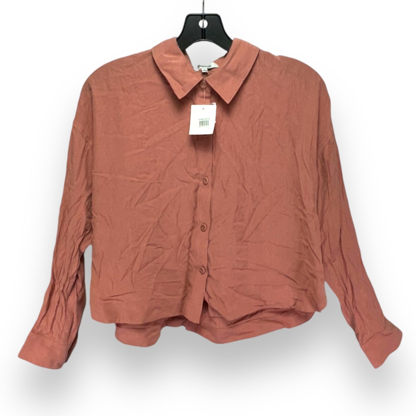 Top Long Sleeve By Madewell In Peach, Size: S