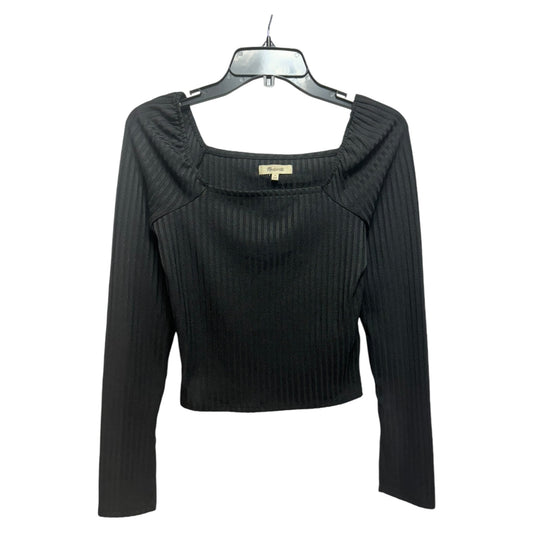 Top Long Sleeve By Madewell In Black, Size: M