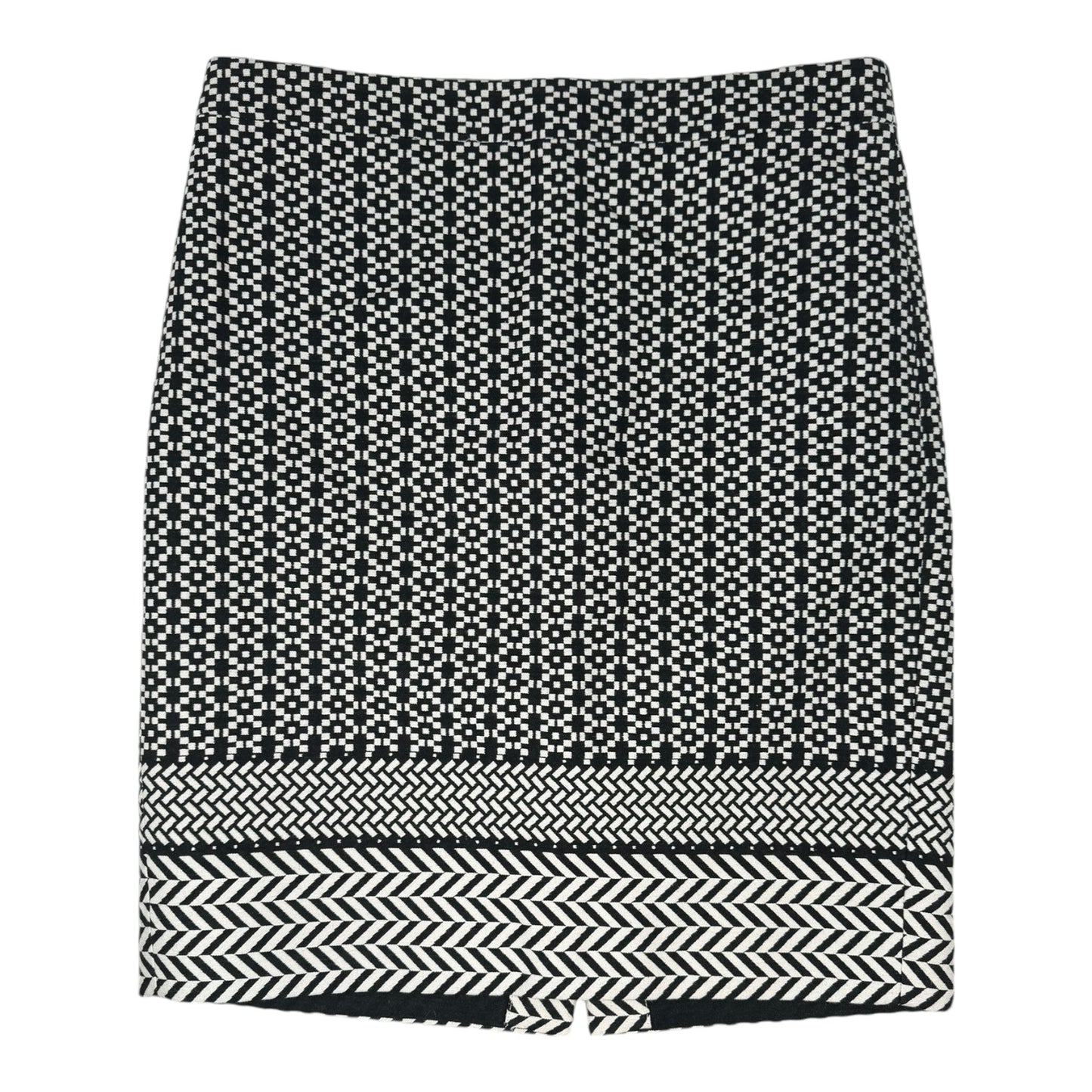 Skirt Midi By J. Crew In Black & White, Size: 8