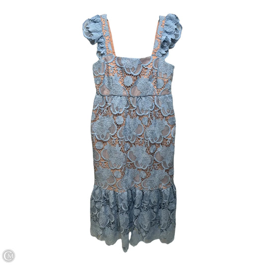 Dress Casual Maxi By Crosby In Blue, Size: L