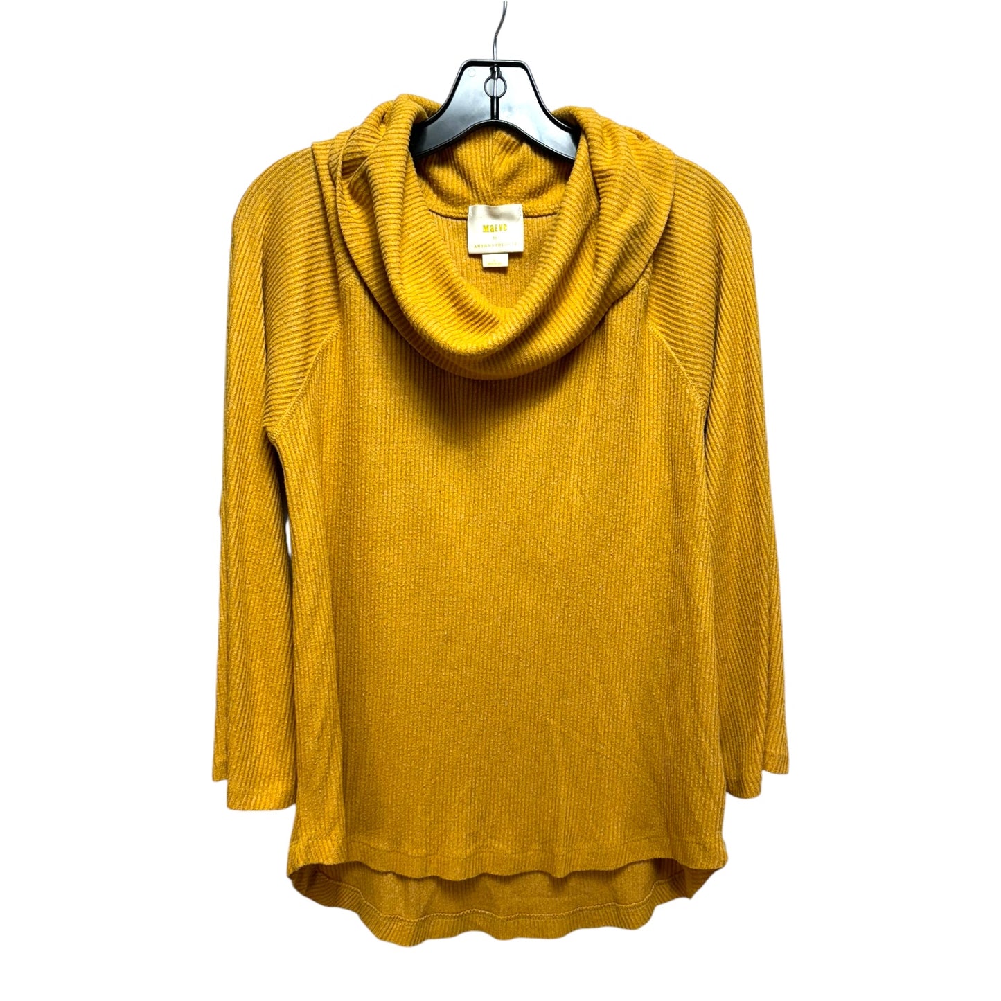 Vanna Cowl Sweater By Maeve In Yellow, Size: S