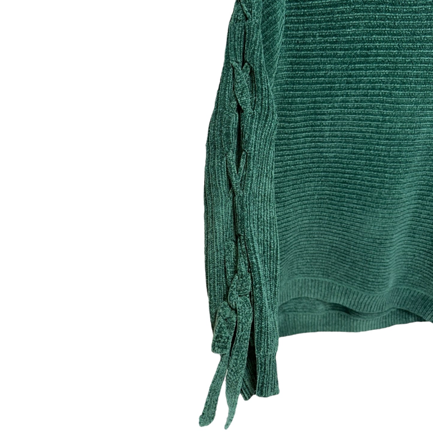 Chenille Sweater By Gibson And Latimer In Green, Size: M