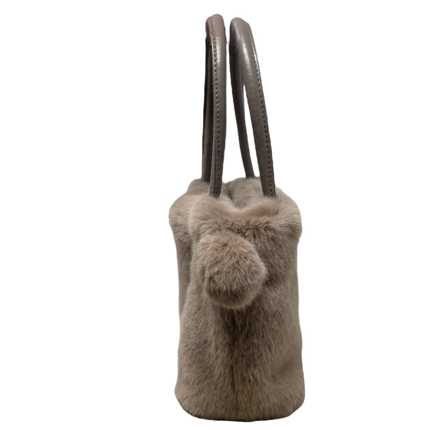 Faux Fur Handbag By Unbranded, Size: Small