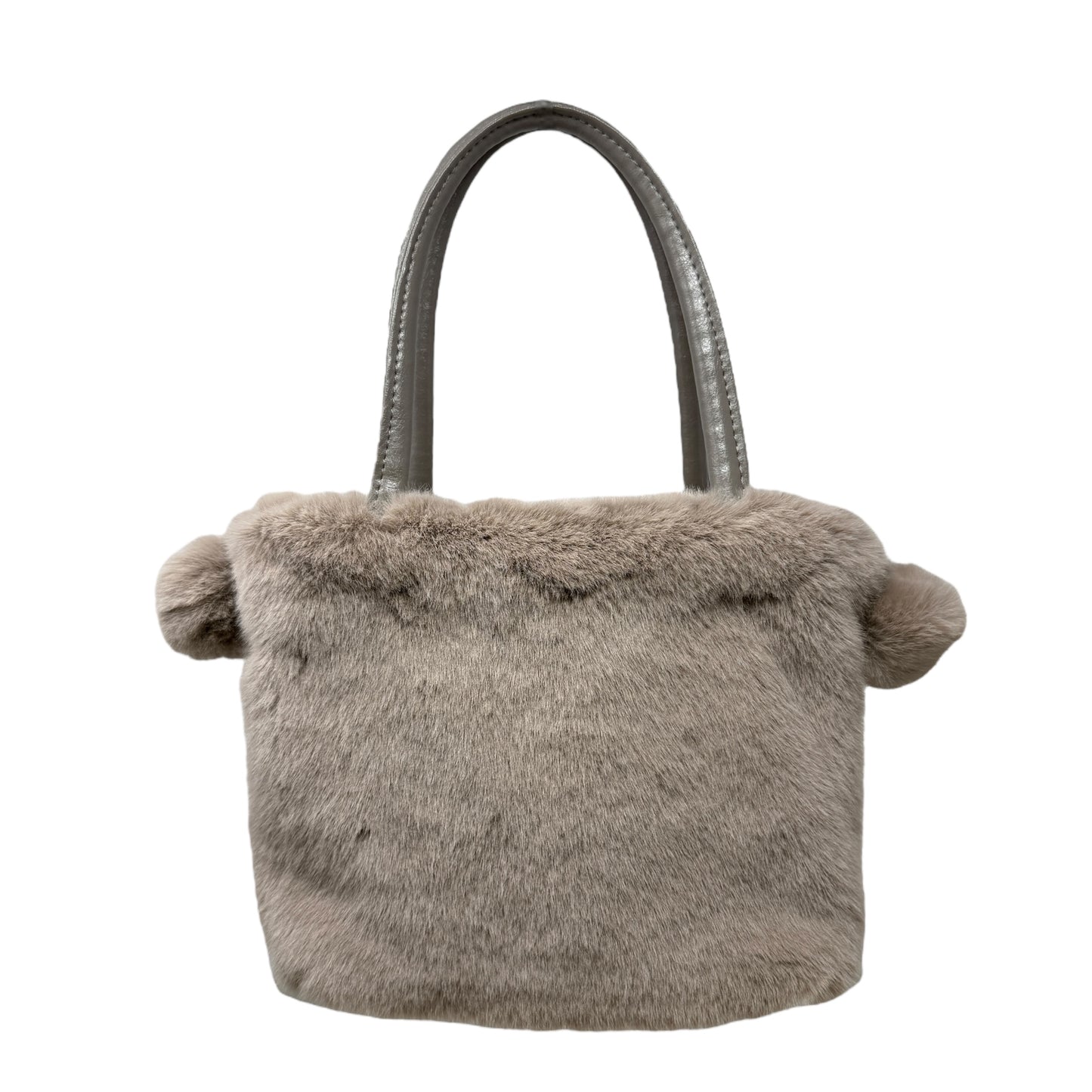 Faux Fur Handbag By Unbranded, Size: Small