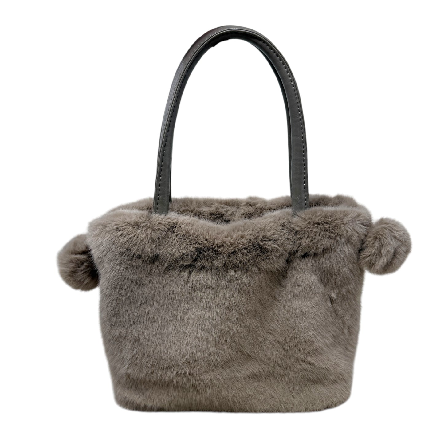 Faux Fur Handbag By Unbranded, Size: Small