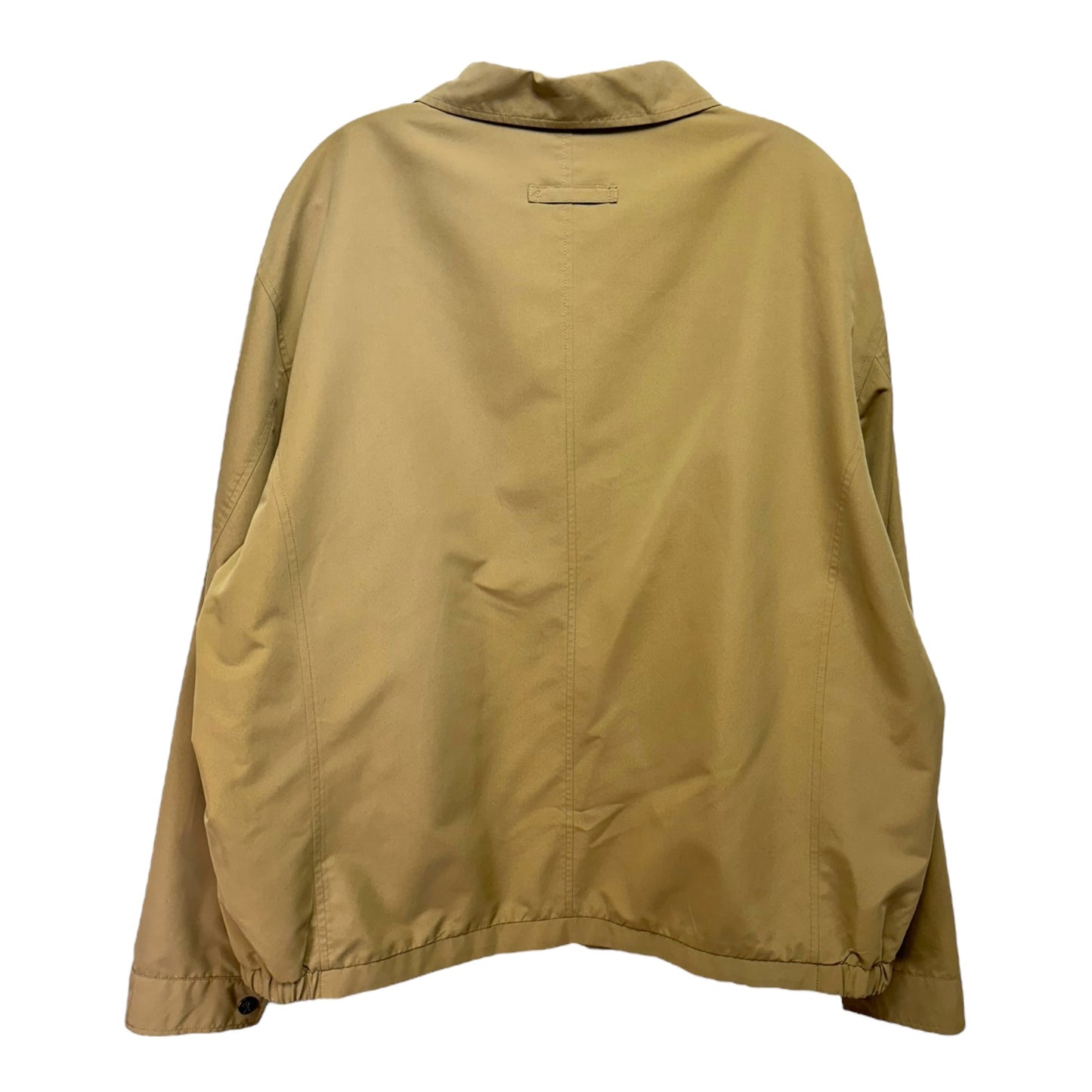 Men’s Logo Windbreaker Jacket Other By Hart Schaffner Marx In Tan, Size: Xl