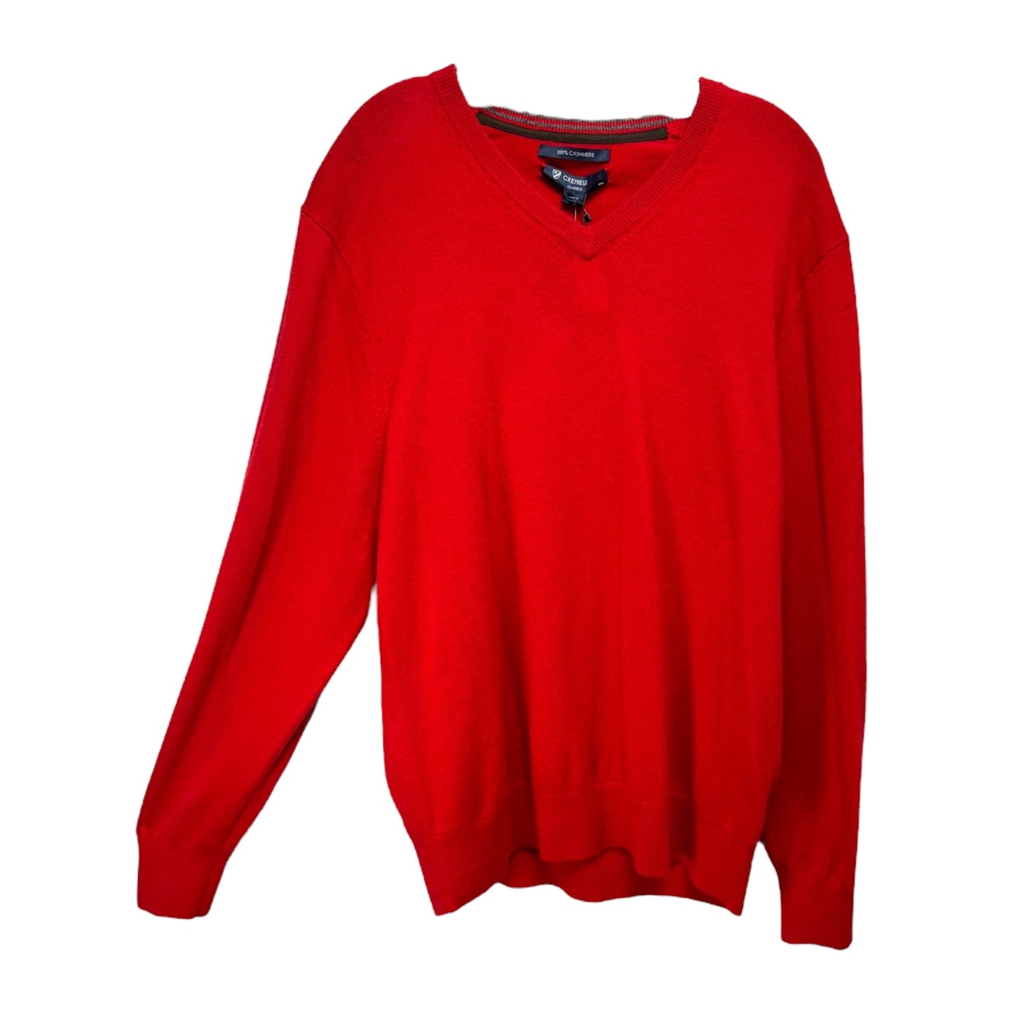 Men’s Sweater Cashmere By Cremieux In Red, Size: Xl