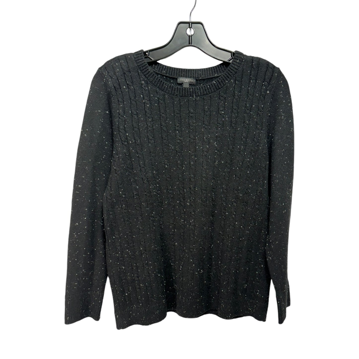 Sweater By Talbots In Black, Size: L