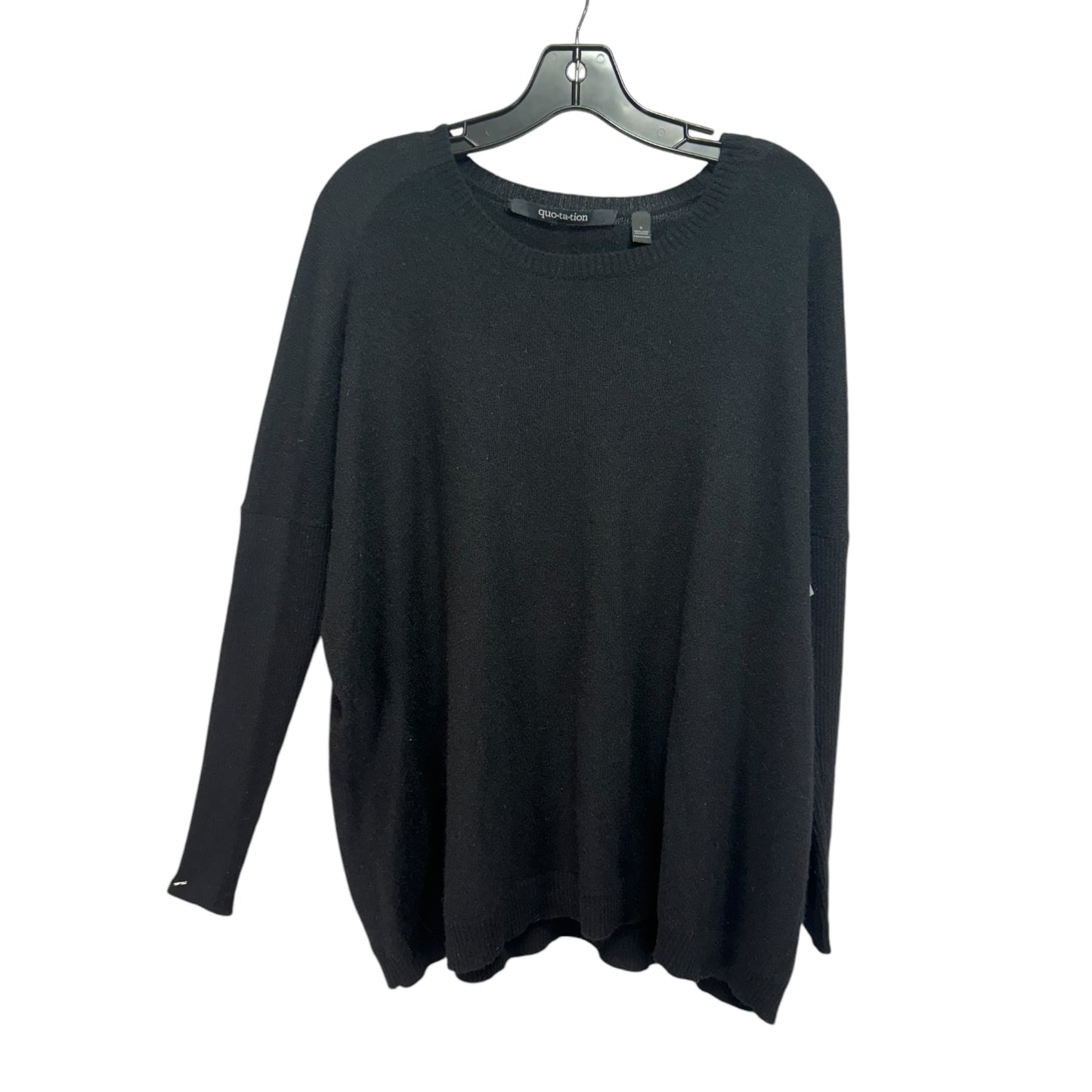 Sweater Cashmere By Quotation In Black, Size: S