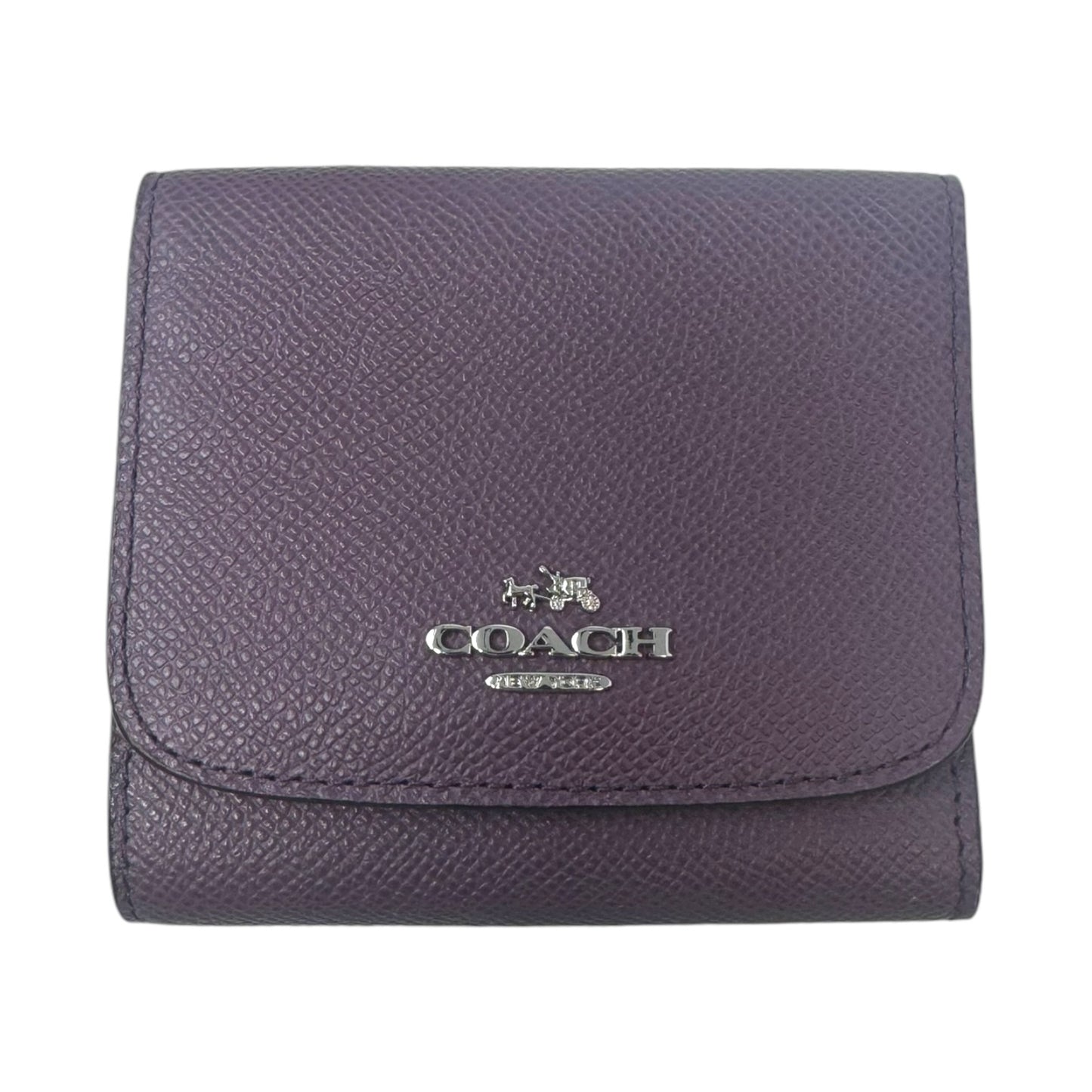 Mini Sierra Crossgrain Trifold Wallet Designer By Coach, Size: Small