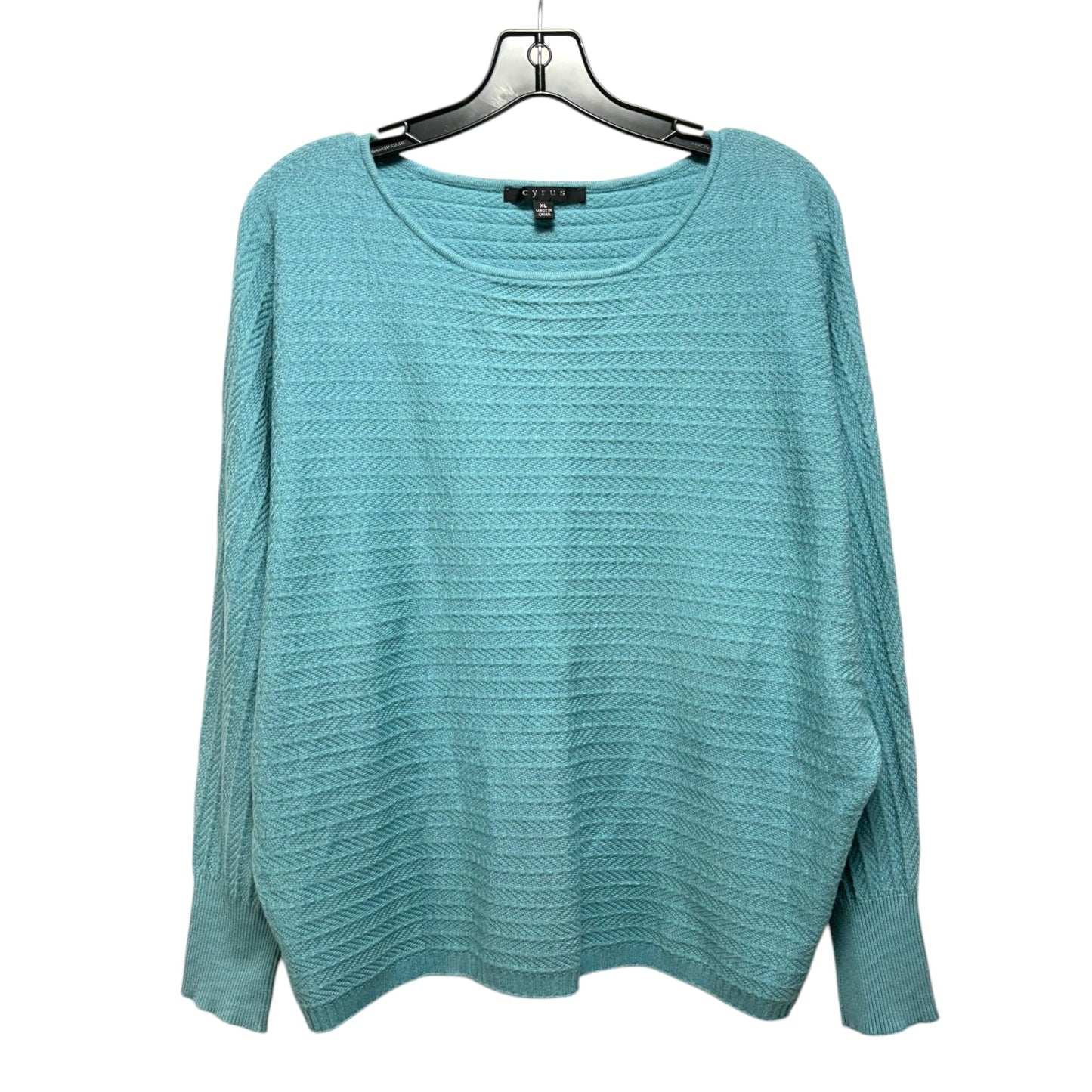 Sweater By Cyrus Knits In Blue, Size: Xl