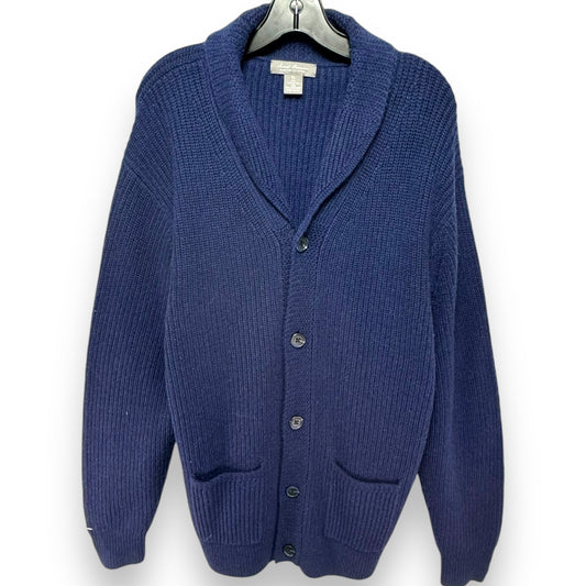 Sweater Cardigan By Cremieux In Navy, Size: Xl