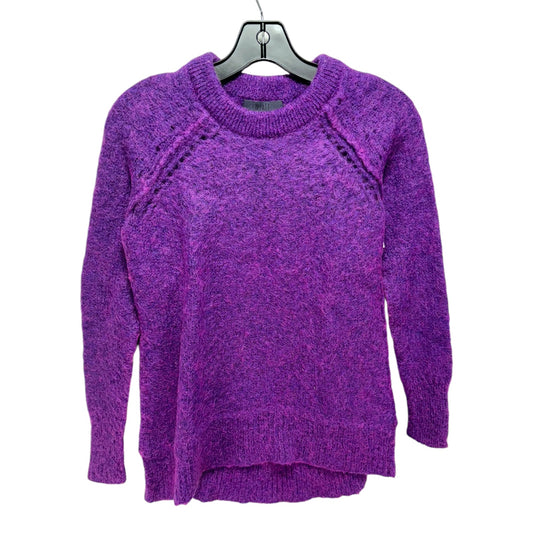 Mohair Blend Sweater By Wyatt In Purple, Size: S