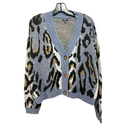 Sweater Cardigan By Buffalo David Bitton In Animal Print, Size: Xl