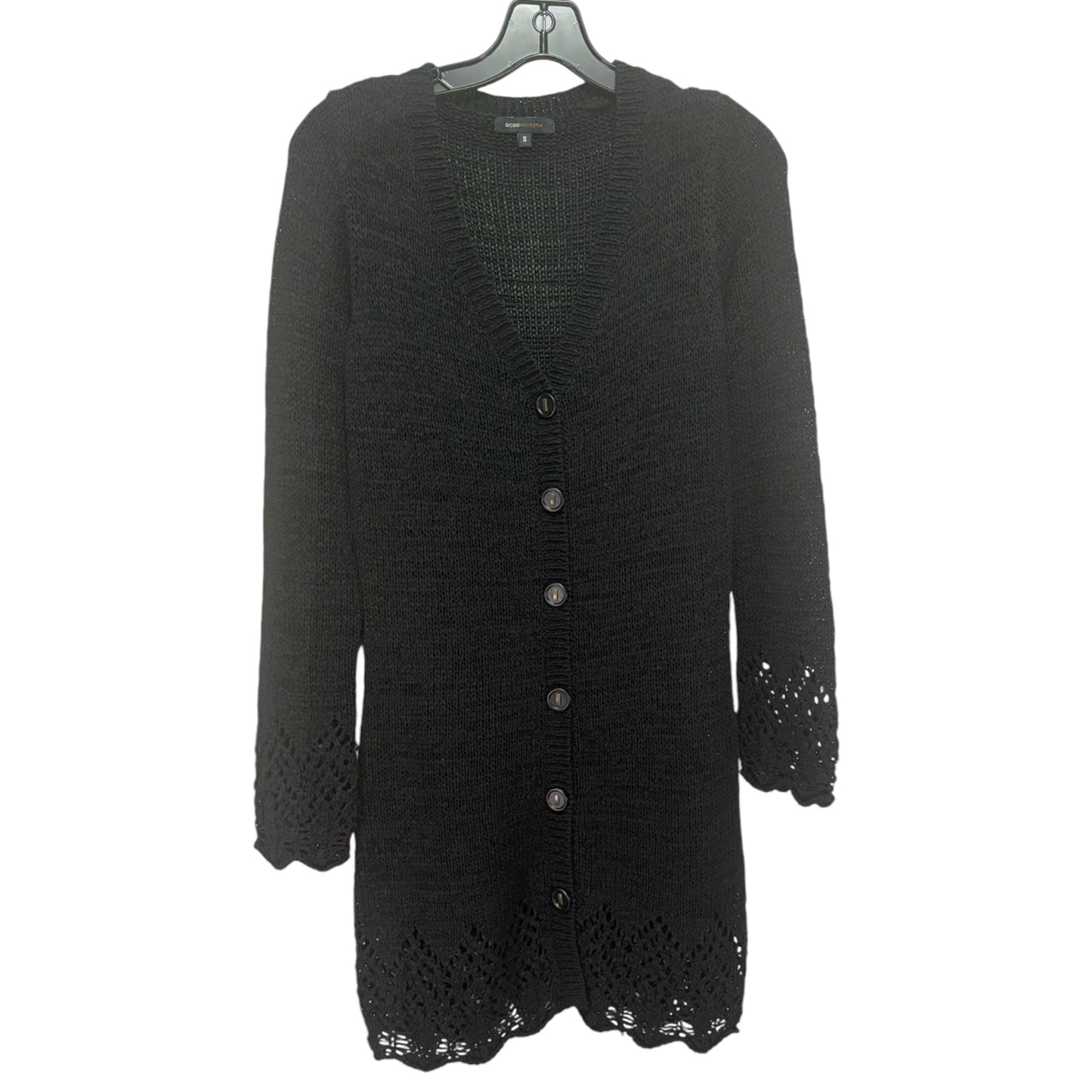 Sweater Cardigan By Bcbg In Black, Size: S