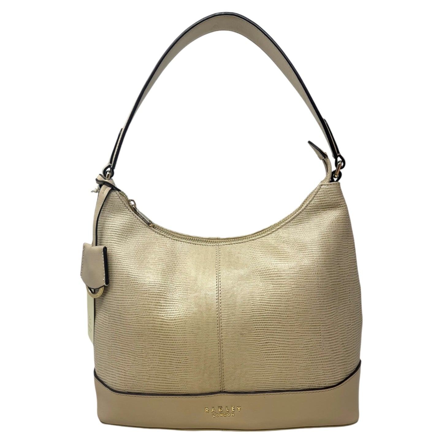 Zip Top Shoulder Handbag Leather By Radley London, Size: Medium