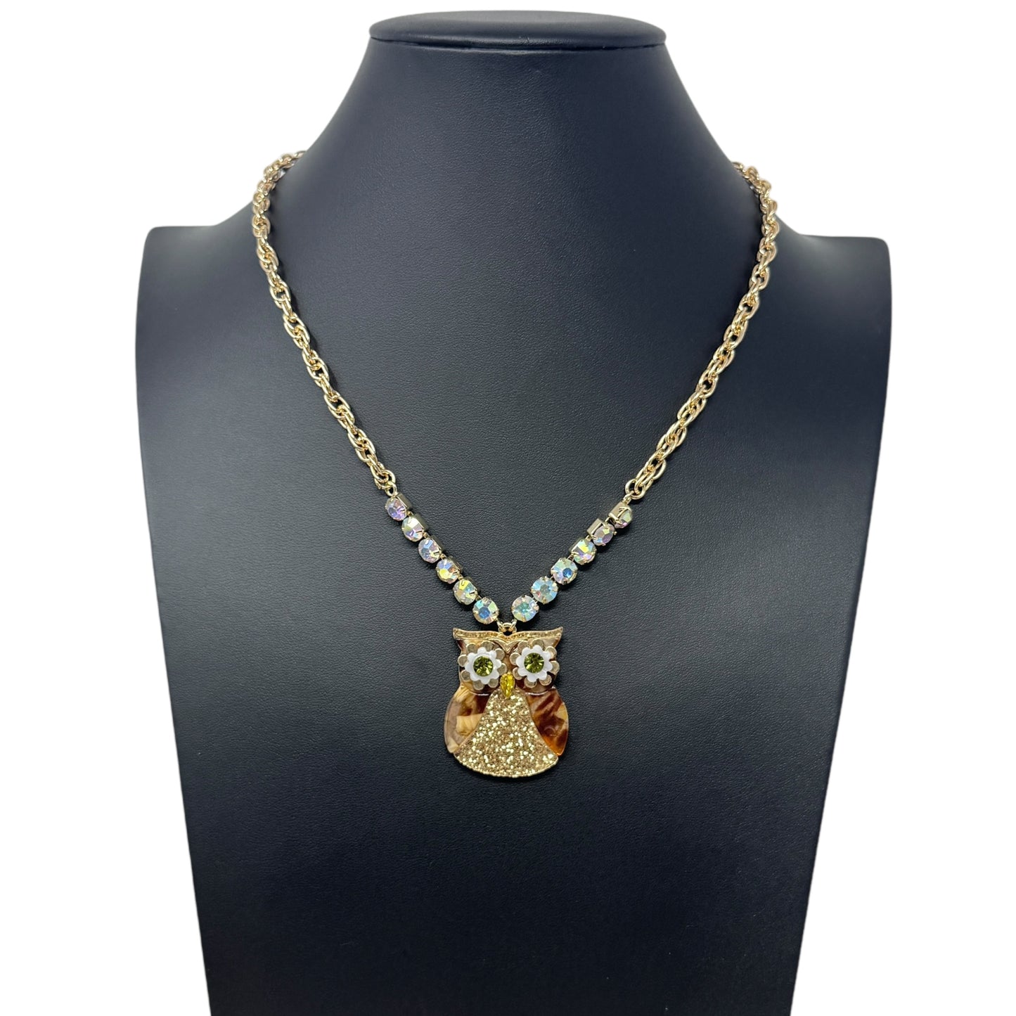 Owl Pendant Necklace By Betsey Johnson