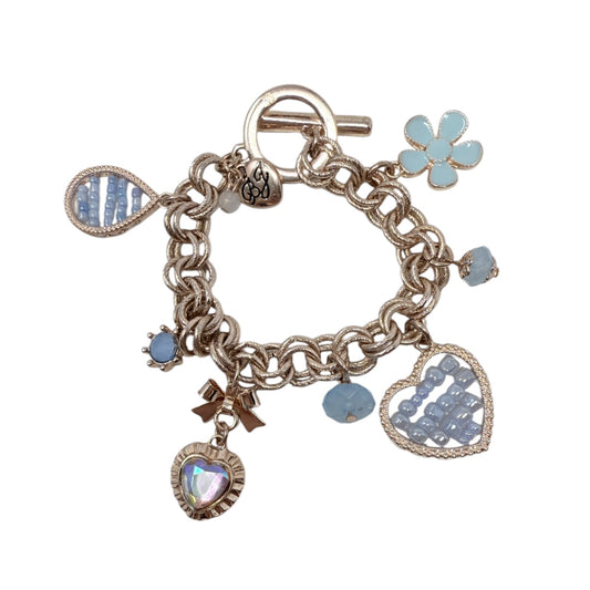 Heart Charm Bracelet By Betsey Johnson