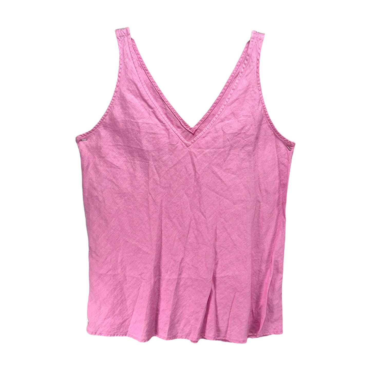 Florin Linen Top Sleeveless Designer By Lilly Pulitzer In Lilac Rose, Size: XS